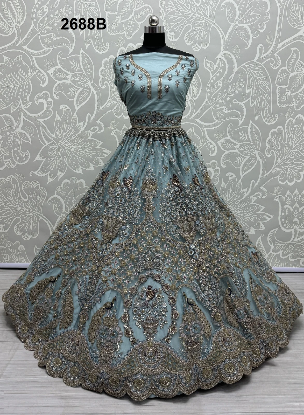 Anjani Art 2688A To 2688C Heavy Net Wholesale Lehenga Catalog — Wholesale Lehenga, MPA wholesale from Surat — Photo 8